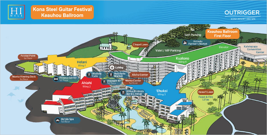 2023 Outrigger Resort Map